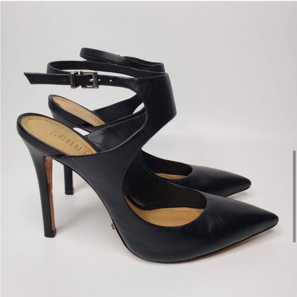 SCHUTZ Genuine Leather Stiletto Sling Back - Picture 6 of 10